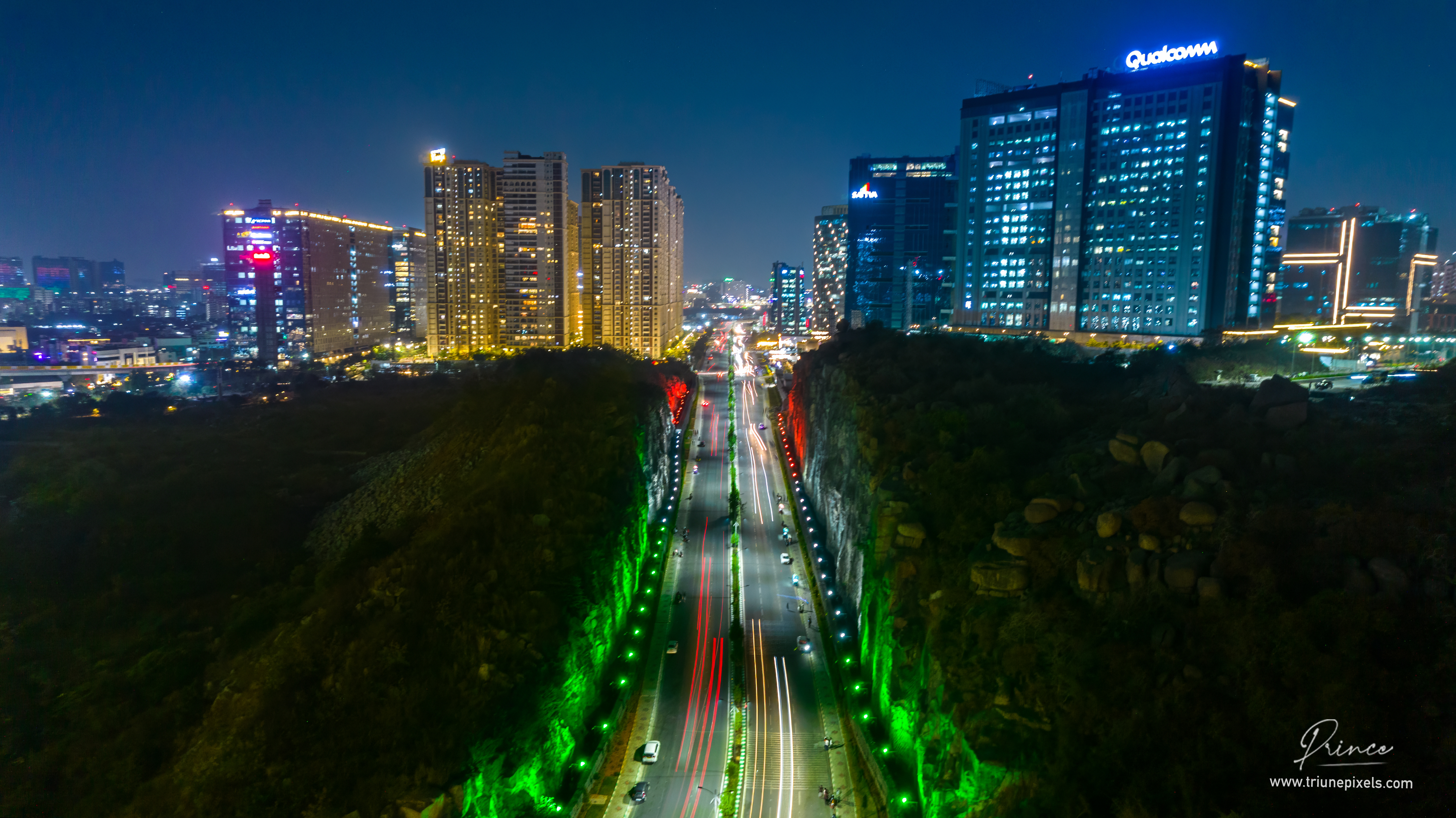 Dallas centre road, Hyderabad